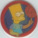 1996 Frito-Lay The Simpsons Magic Motion Tazos #170 The Simpsons Front