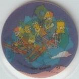 1996 Frito-Lay The Simpsons Magic Motion Tazos #173 The Simpsons Front