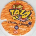 1996 Frito-Lay Chester Cheetah Techno Tazos #184 Chester Cheetah Back