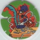 1996 Frito-Lay Looney Tunes Time Warp Techno Tazos #202 Alexander Graham Bell Front