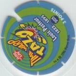 1996 Frito-Lay Looney Tunes Time Warp Techno Tazos #205 Louis Pasteur Back