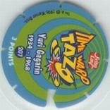 1996 Frito-Lay Looney Tunes Time Warp Techno Tazos #207 Yuri Gagarin Back