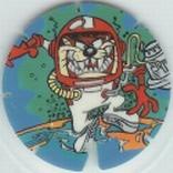 1996 Frito-Lay Looney Tunes Time Warp Techno Tazos #207 Yuri Gagarin Front