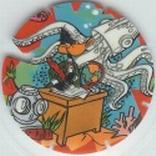 1996 Frito-Lay Looney Tunes Time Warp Techno Tazos #219 Jules Verne Front