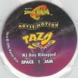 1996 Frito-Lay Space Jam Tazos #1 MJ Gets Kidnapped Back