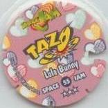 1996 Frito-Lay Space Jam Tazos #55 Lola Bunny Back