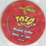 1996 Frito-Lay Space Jam Tazos #77 Michael Jordan Back