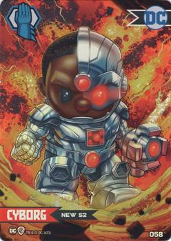 2023 DC Comics Ooshies Collector Cards Series 2 #58 Cyborg Front