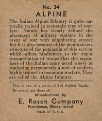 1932 E. Rosen Soldiers #34 Alpine Back