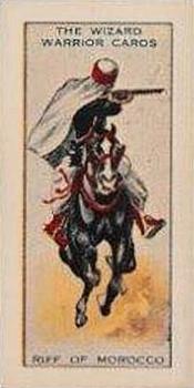 1928 D.C. Thomson The Wizard Warrior Cards (Dominoes back) #6/1 Soff of Morocco Front