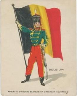 1914 Lorillard Assorted Standard Bearers of Different Countries (T105) #6 Belgium Front