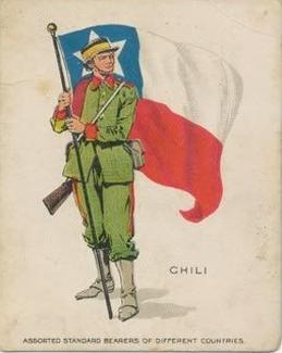 1914 Lorillard Assorted Standard Bearers of Different Countries (T105) #11 Chili Front