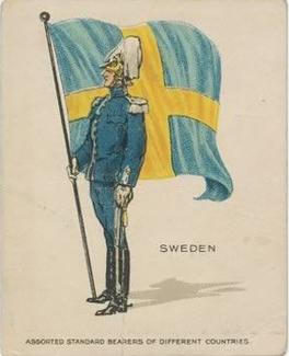 1914 Lorillard Assorted Standard Bearers of Different Countries (T105) #46 Sweden Front