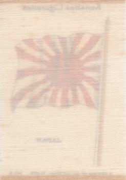 1934 Wix/Kensitas National Flags Silks #9 Japan Back