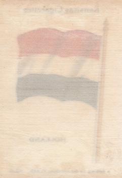 1934 Wix/Kensitas National Flags Silks #10 Holland Back