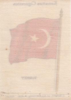 1934 Wix/Kensitas National Flags Silks #17 Turkey Back