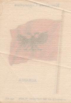 1934 Wix/Kensitas National Flags Silks #47 Albania Back