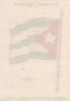 1934 Wix/Kensitas National Flags Silks #49 Cuba Back