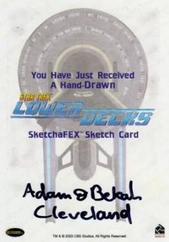 2023 Rittenhouse Star Trek Lower Decks Collectors Set - Sketch Cards #NNO Adam Cleveland Back