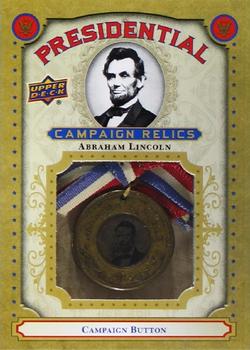2020 Upper Deck Presidential Weekly Packs - Campaign Relic Achievements #CR-AL Abraham Lincoln Front