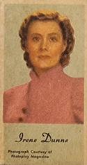 1940-59 Peerless Engrav-o-tints #NNO Irene Dunne Front