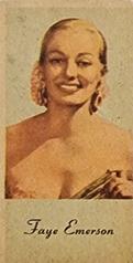 1940-59 Peerless Engrav-o-tints #NNO Faye Emerson Front