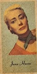 1940-59 Peerless Engrav-o-tints #NNO June Havoc Front