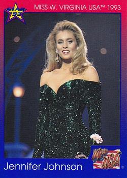 1993 Star Miss USA / Miss Teen USA #49 Jennifer Johnson Front