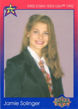 1993 Star Miss USA / Miss Teen USA #66 Jamie Solinger Front