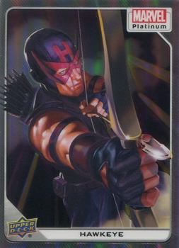 2023 Upper Deck Marvel Platinum - Rainbow #18 Hawkeye Front