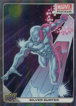 2023 Upper Deck Marvel Platinum - Rainbow #93 Silver Surfer Front