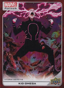 2023 Upper Deck Marvel Platinum - Red Rainbow #109 Kid Omega Front