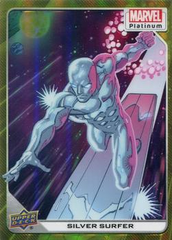 2023 Upper Deck Marvel Platinum - Yellow Rainbow #93 Silver Surfer Front