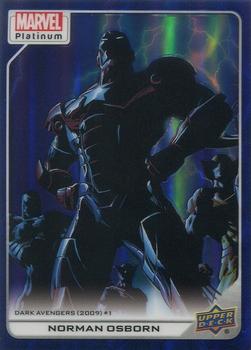 2023 Upper Deck Marvel Platinum - Blue Rainbow #110 Norman Osborn Front