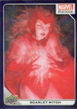 2023 Upper Deck Marvel Platinum - Purple Rainbow #45 Scarlet Witch Front