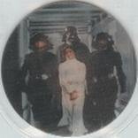 1996 Frito-Lay Star Wars Trilogy Special Edition Tazos #82 Darth Vader & Princess Leia Front