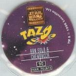 1996 Frito-Lay Star Wars Trilogy Special Edition Tazos #90 Han Solo & Chewbacca Back