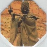 1996 Frito-Lay Star Wars Trilogy Special Edition Tazos #104 Tusken Raider with his Gaderffii stick Front