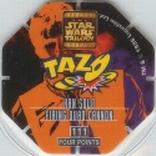 1996 Frito-Lay Star Wars Trilogy Special Edition Tazos #111 Han Solo firing quad cannon Back