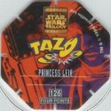 1996 Frito-Lay Star Wars Trilogy Special Edition Tazos #126 Princess Leia Back