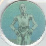 1996 Frito-Lay Star Wars Trilogy Special Edition Tazos #148 C-3PO Front