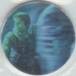 1996 Frito-Lay Star Wars Trilogy Special Edition Tazos #155 Luke Skywalker & R2-D2 Front
