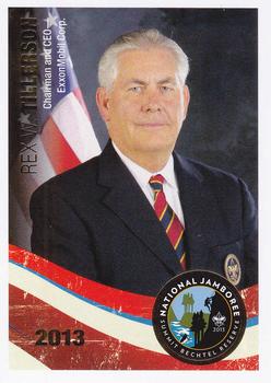 2013 WP National Scout Jamboree #NNO Rex W. Tillerson Front