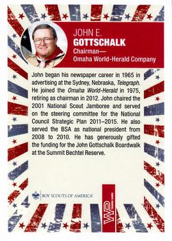 2013 WP National Scout Jamboree #NNO John E. Gottschalk Back