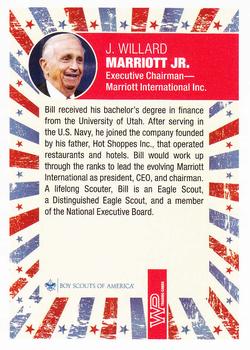 2013 WP National Scout Jamboree #NNO J. Willard Marriott Jr. Back