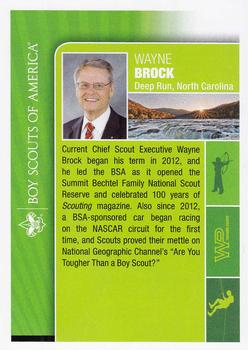 2013 WP National Scout Jamboree #NNO Wayne Brock Back