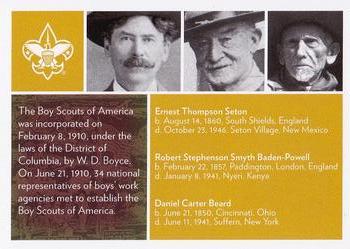 2013 WP National Scout Jamboree #NNO Gold Standard (Ernest Thompson Seton / Robert S.S. Baden-Powell / Daniel Carter Beard) Back