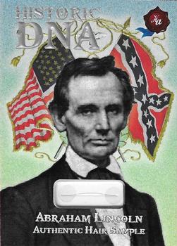 2023 Historic Autographs Civil War - Historic DNA #NNO Abraham Lincoln Front