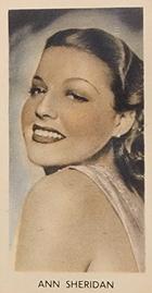 1939 Abdulla & Co. Screen Stars - Successors Clause #15 Ann Sheridan Front