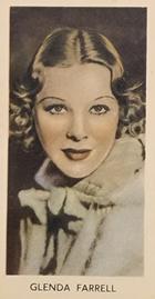 1939 Abdulla & Co. Screen Stars - Successors Clause #24 Glenda Farrell Front